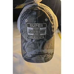 NEW!‎ Chevorlet Super Service Baseball Hat Cap Camo Tan H3 Sportsgear Headwear